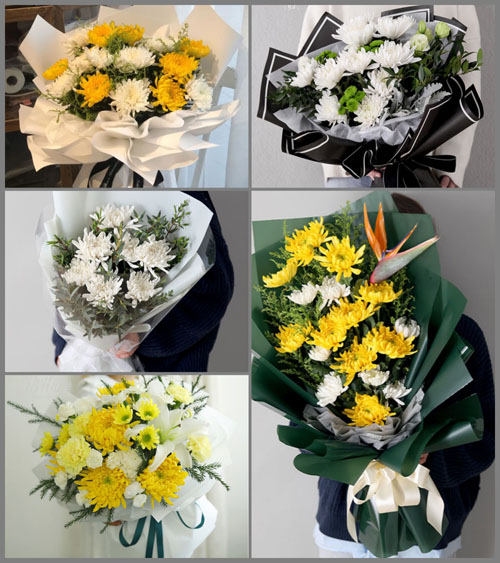 江苏南通如皋市九华镇营西村白事花束代送